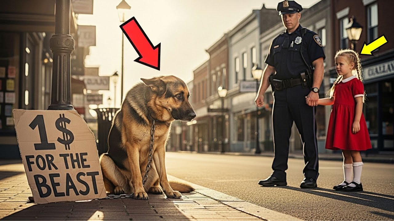“Can I Buy That Police Dog, Daddy? ” She Asked Softly — The Officer Looked at the Dog… and Froze