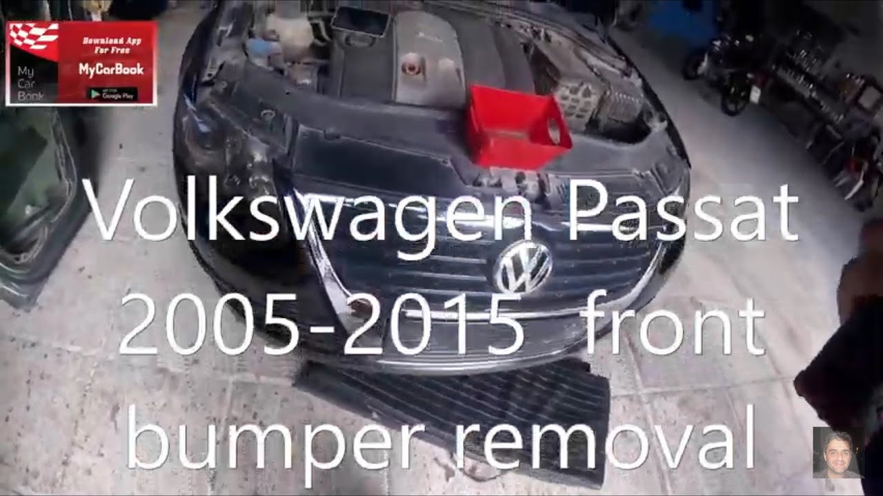 Volkswagen Passat 2005-2015   front bumper removal