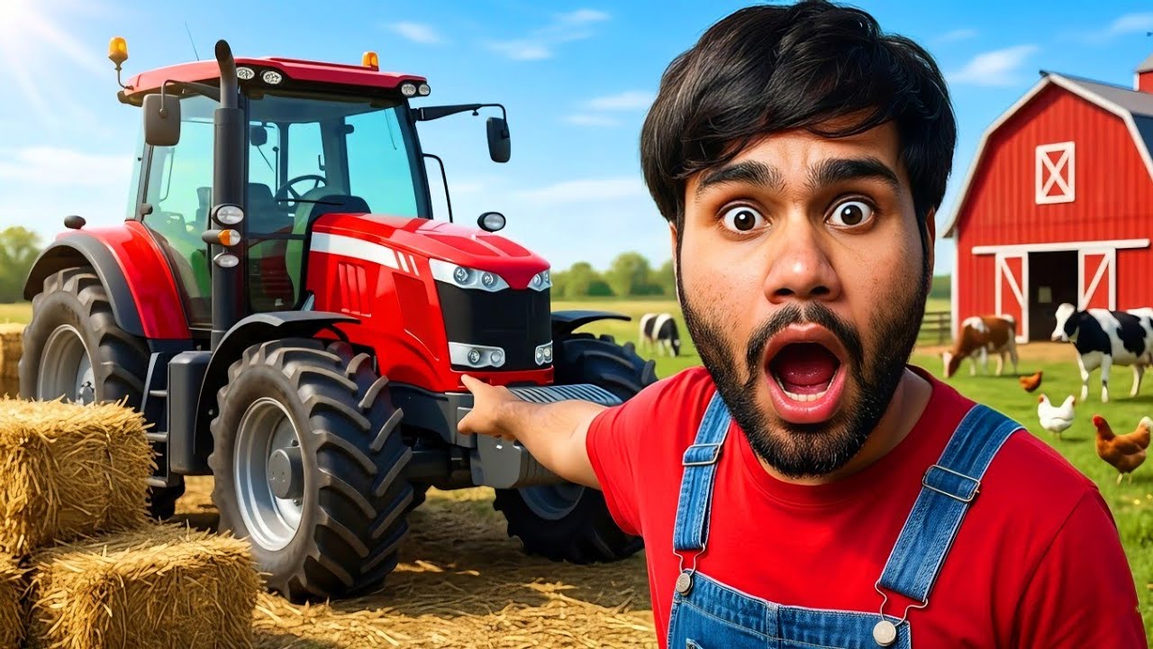 Фермерство: попробуй быстрое время в мини-деревне || Farming Simulator 25