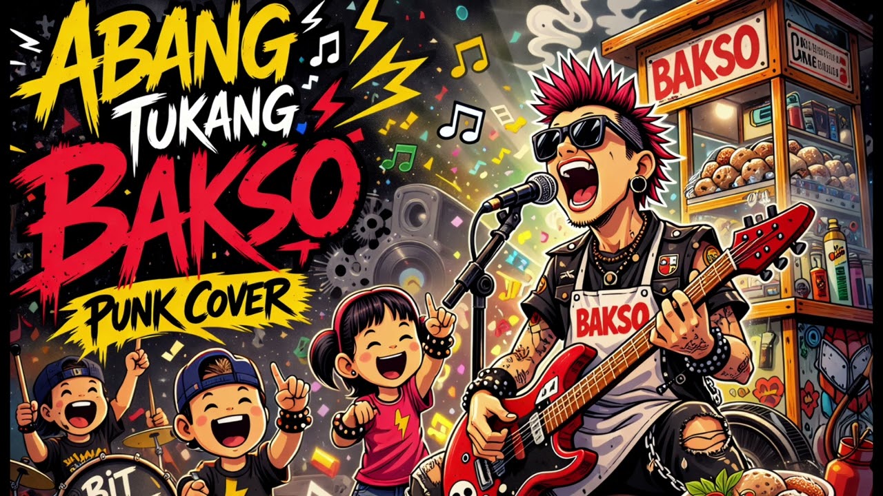 Abang Tukang Bakso - Punk Cover | Lagu Anak
