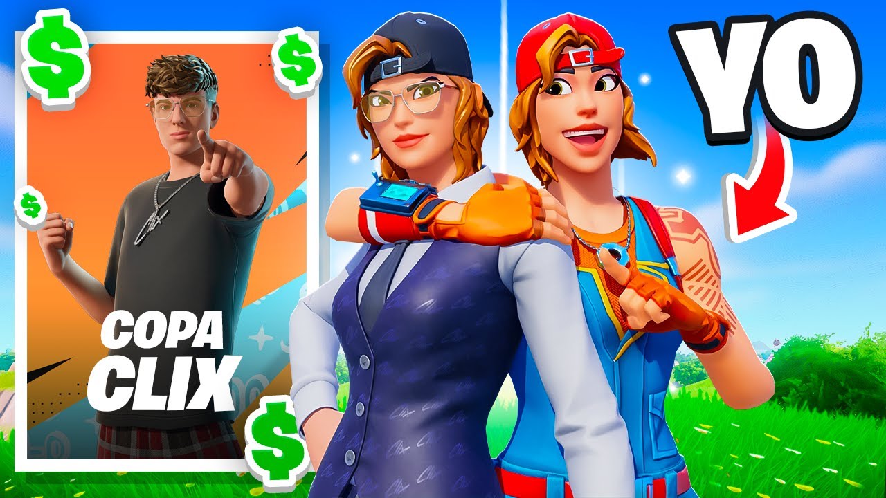 Consegui 2 PROS para GANAR la COPA CLIX (MI PROPIA SKIN?)