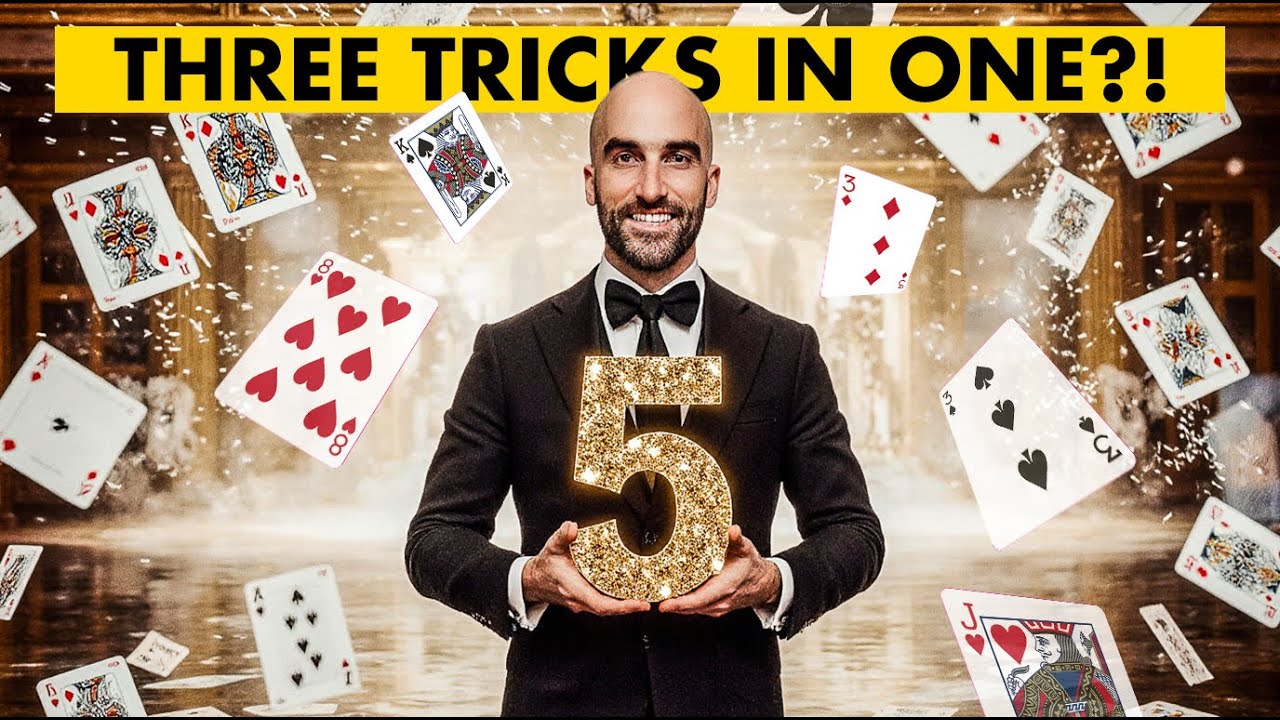 THE FANTASTIC FIVE &mdash;&nbsp;The TRIPLE Mind-Blowing Card Trick!