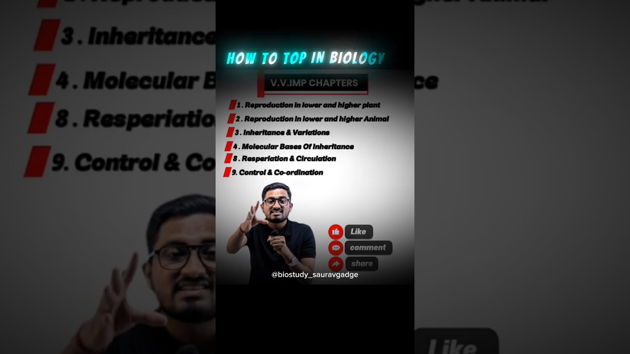 Top in Biology 😎 class 12 biology most important questions|important biology questions for class 12
