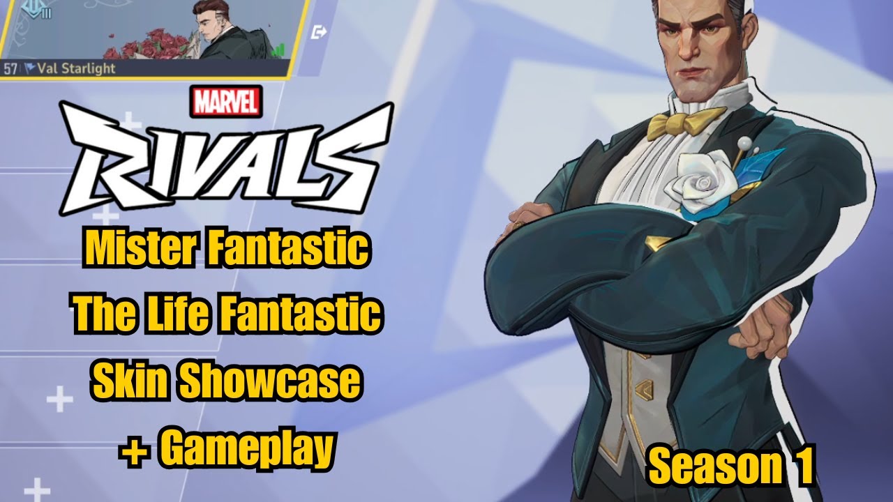 Mister Fantastic | The Life Fantastic Skin Showcase | Marvel Rivals | Season 1