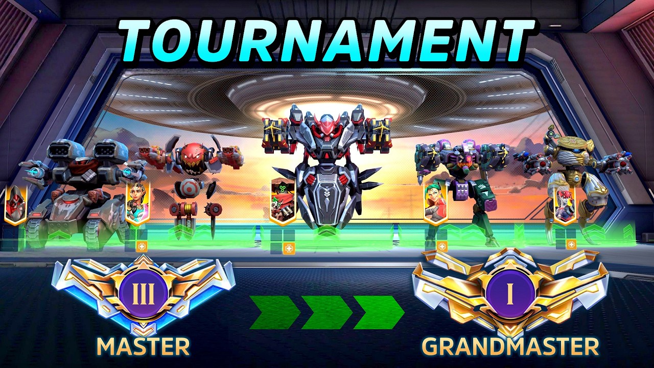 TOURNAMENT - Master to Grandmaster - Mech Arena LIVE