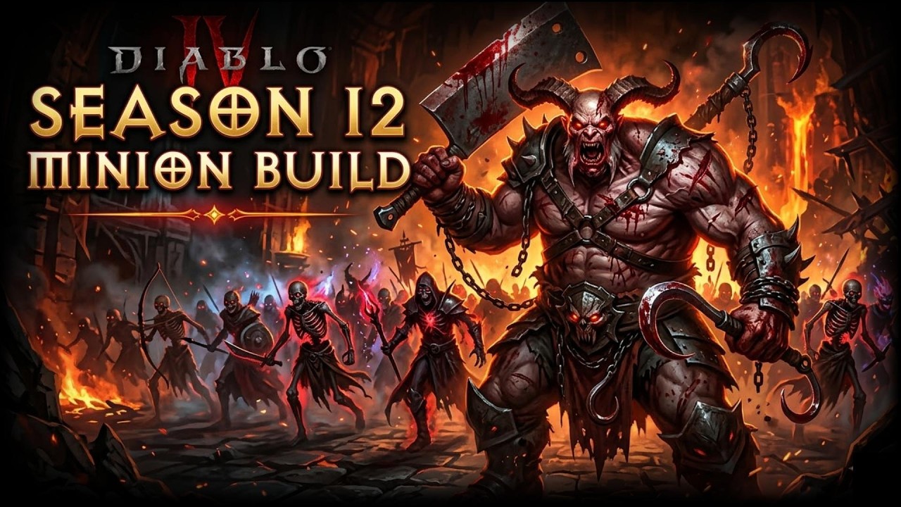 Diablo 4 Season 12 Shadow Minion Build - Paragon 145+