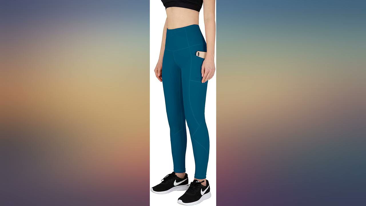 LifeSky Yoga Pants for Women, High Waisted Tummy Control Workout Leggings with review