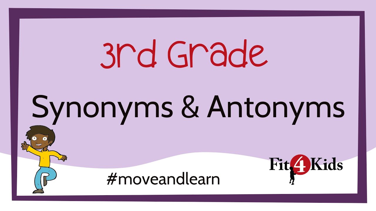 3rd Grade Reading - Synonyms and Antonyms - WI