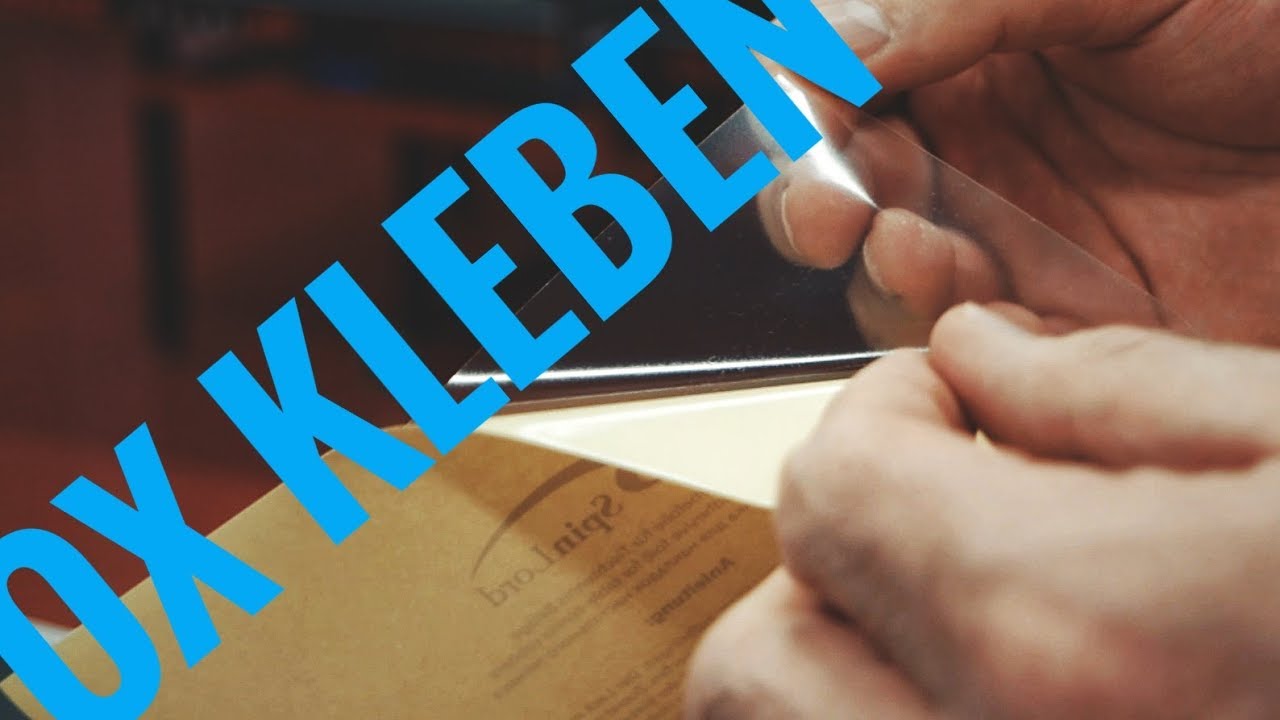 [TT] So klebst du dir deine OX-Noppe (mit Folie)