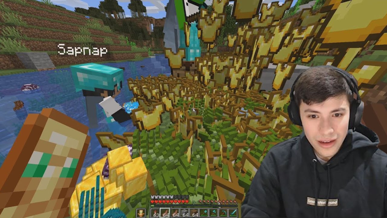 Minecraft, но выпадение предметов случайное и умножается