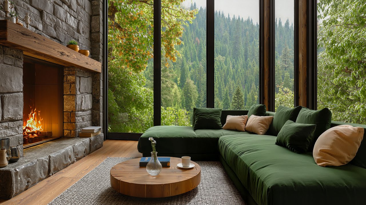 Relaxing Jazz Ambience for Stress Relief | Smooth Forest Jazz Melody to Unwind & Focus