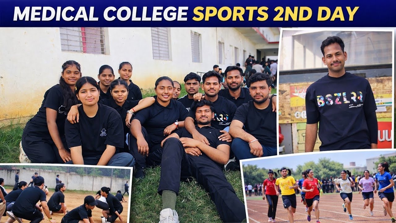 Medical College Sports 2nd Day Satyam Yadav vlog #vlog #medicalcollege #sports 