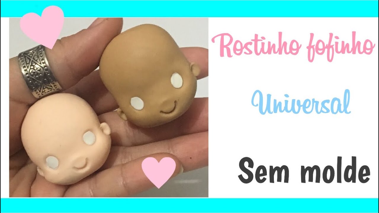 Rostinho fofinho universal - sem molde