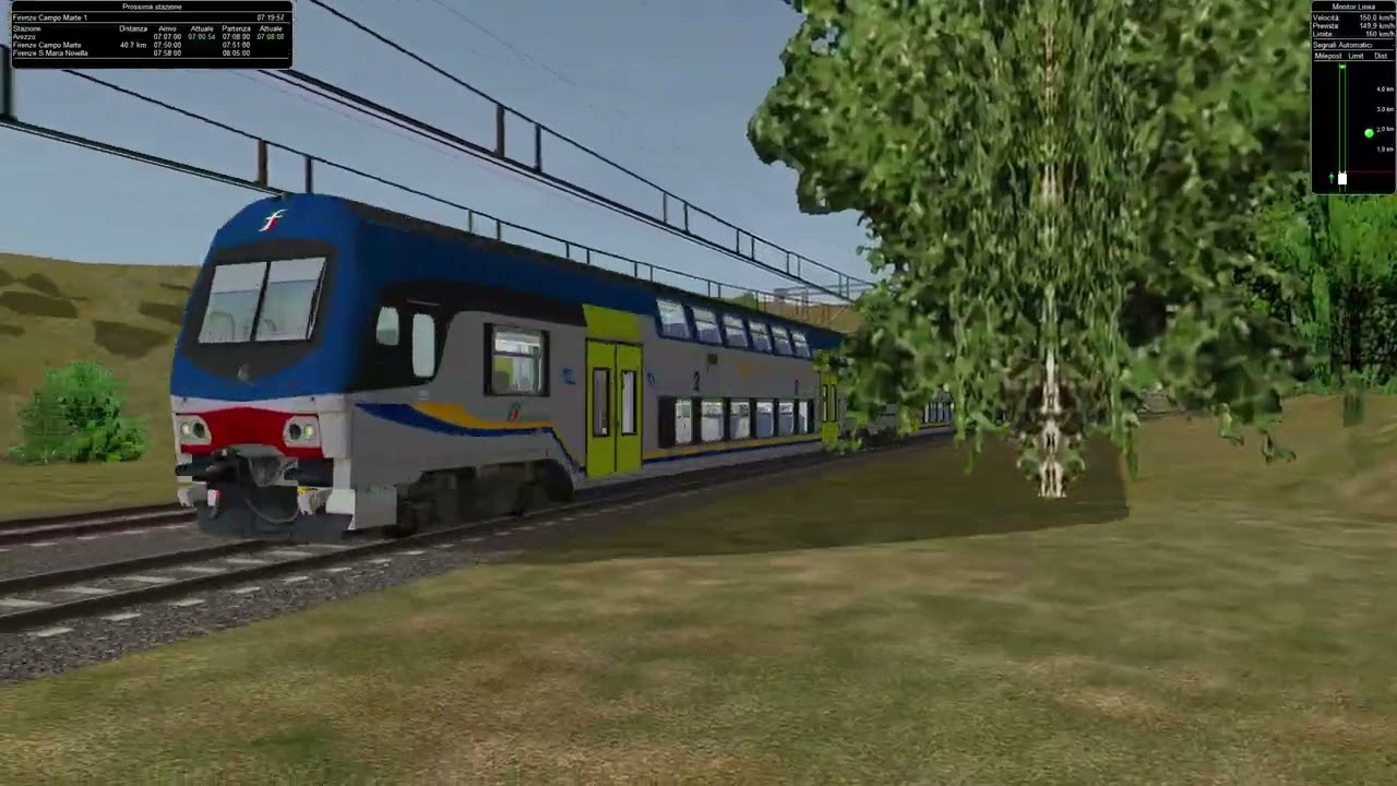 R 4120 Chiusi C.T-Firenze S.M.Novella pt 2 Open Rails