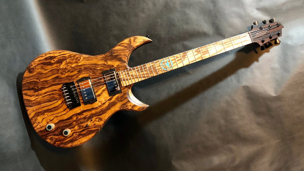 Custom Guitar Build - The Basilisk - Birdseye Zebrawood Top [Full Build]
