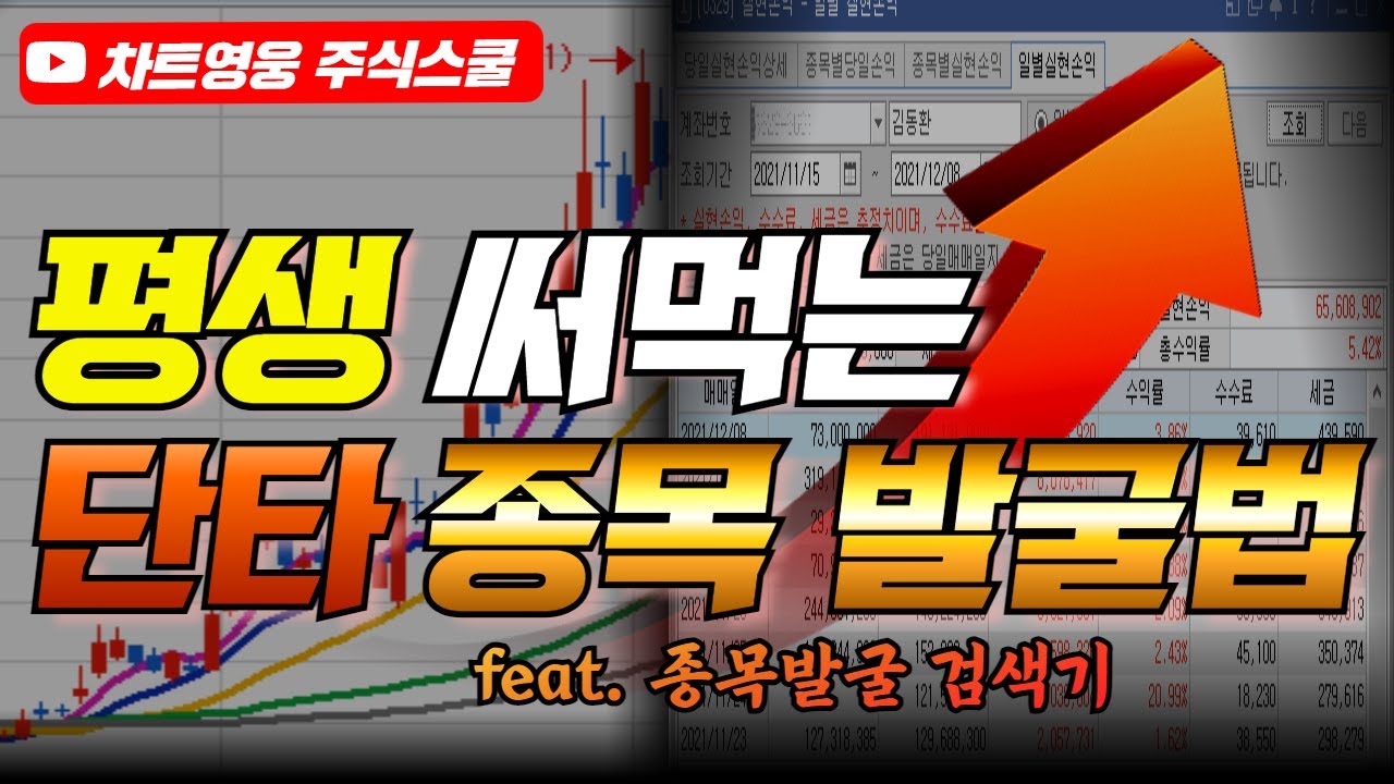 평생 써먹는 단타 종목발굴법 (feat. 단타 검색식)