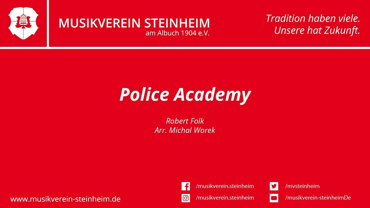 Police Academy / Robert Folk, Arr. Michal Worek