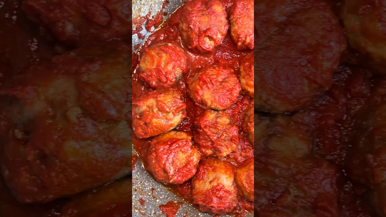 POLPETTE al SUGO (ricetta di mia nonna)❤️ #ricette #polpette #tradizione