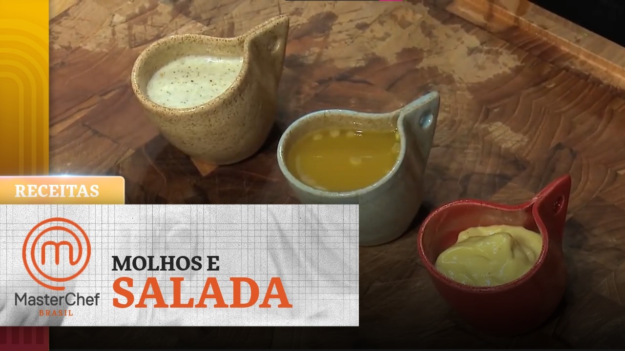 SALADA PEDE MOLHO! 2 receitas incríveis para complementar o seu almoço! | MASTERCHEF BRASIL RECEITAS