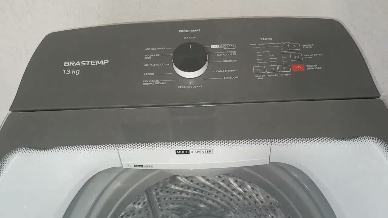 Lavadora nova Brastemp 13kg - Parte 1