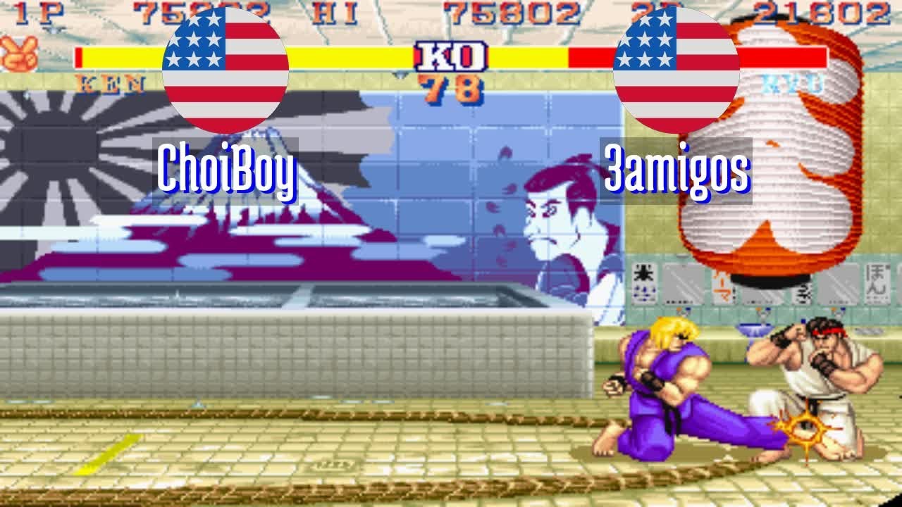 FT3 @sf2hf: ChoiBoy (US) vs 3amigos (US) [Street Fighter II Hyper Fighting Fightcade] Mar 4