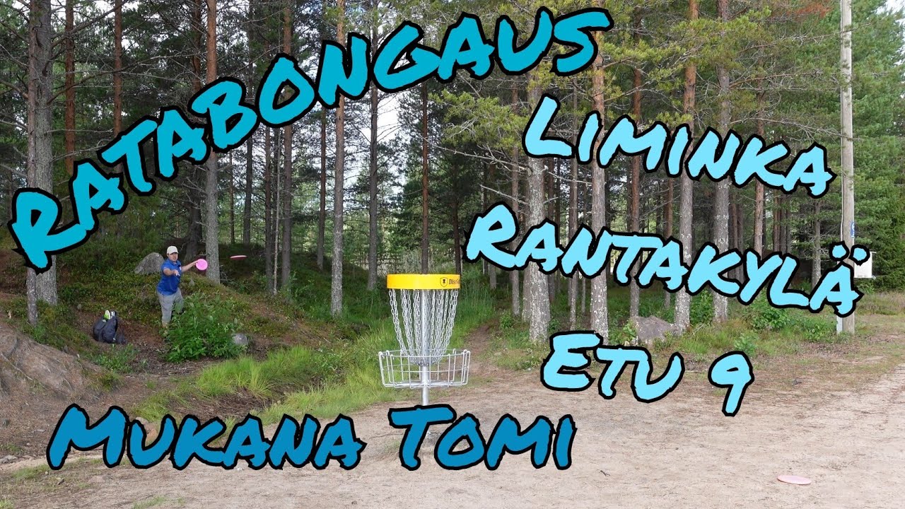 Frisbeegolf ratabongaus: Liminka Rantakylä etu 9