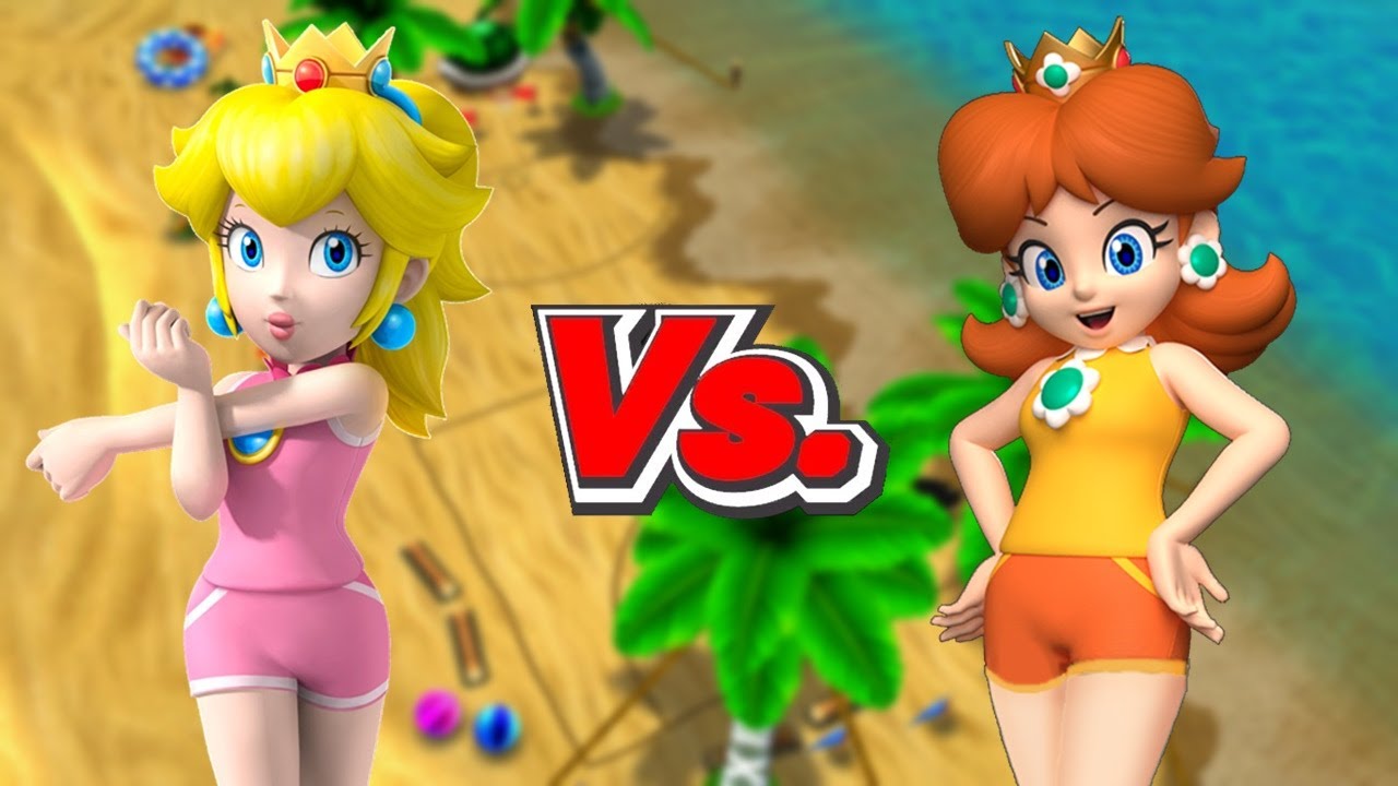 Mario Sports Mix - Team Peach Vs. Team Daisy (Basketball)