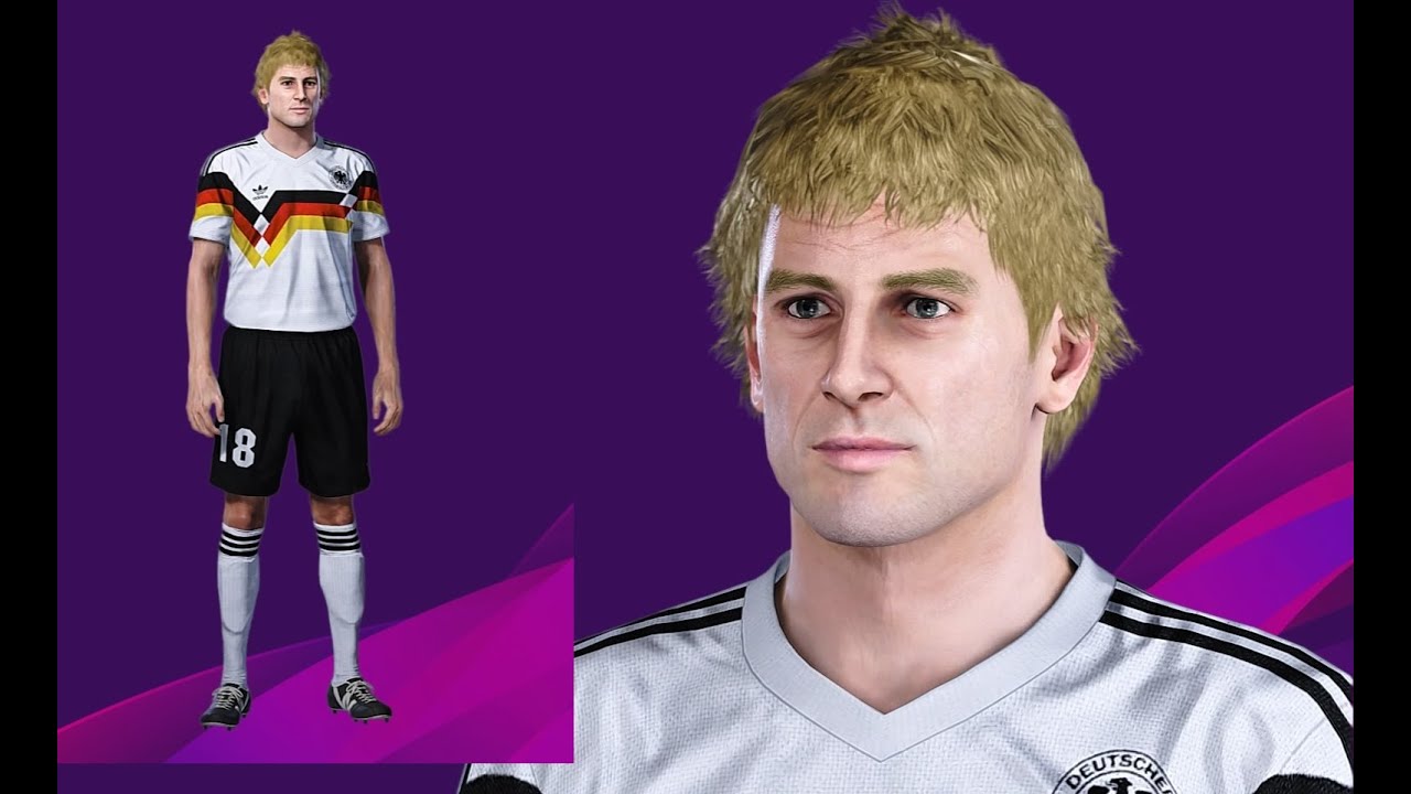 Jürgen Klinsmann PES 2021 and PES 2020 [PS4] face