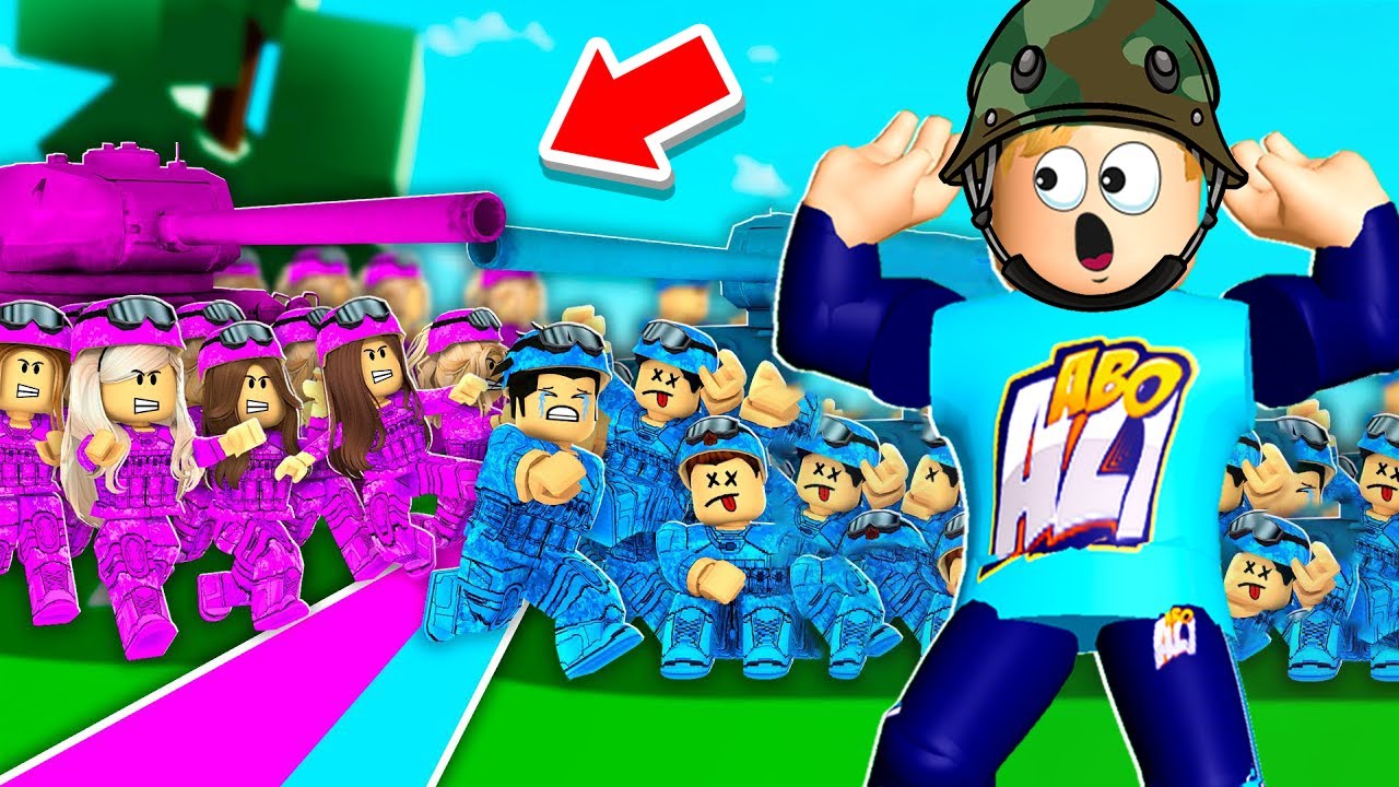 فيلم روبلوكس : حرررب البنات ضد الاولاد 😡👊 ( مين اقوى جيش ؟ ) مين هيفوز صدمة ؟ 😱