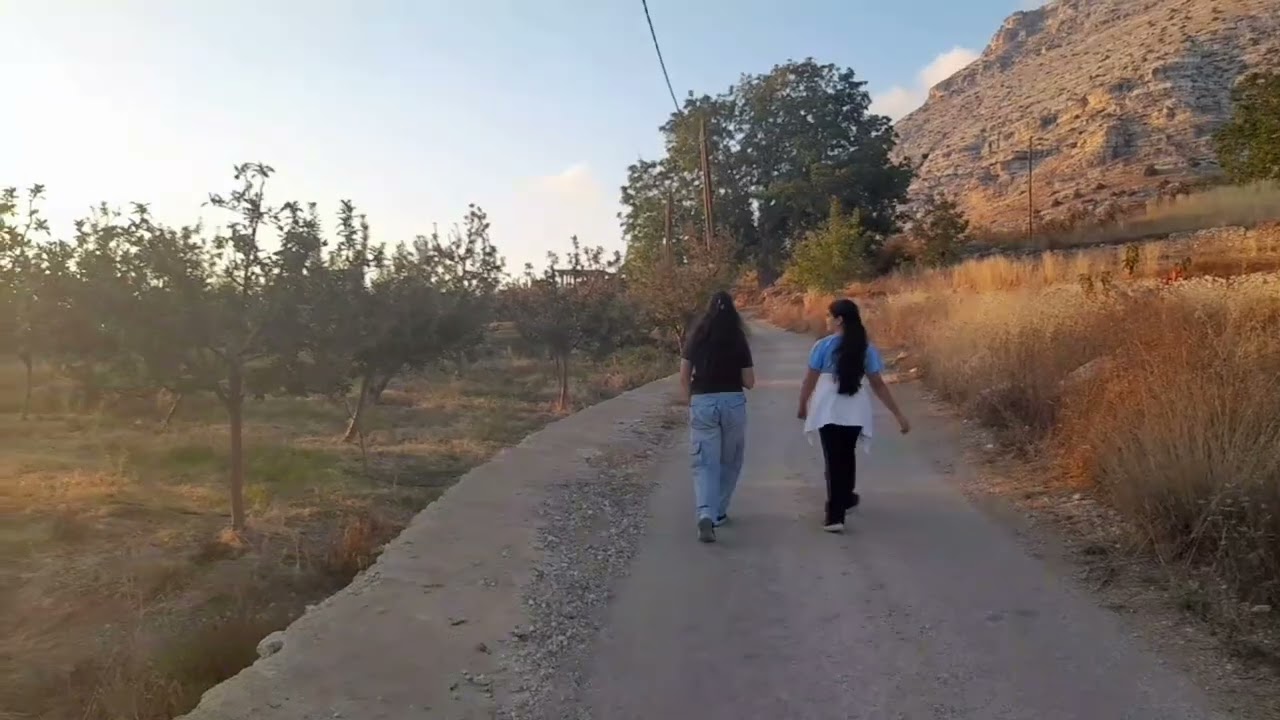 لبنان...حياة الريف والقرية -٢- Walking in beautiful nature...