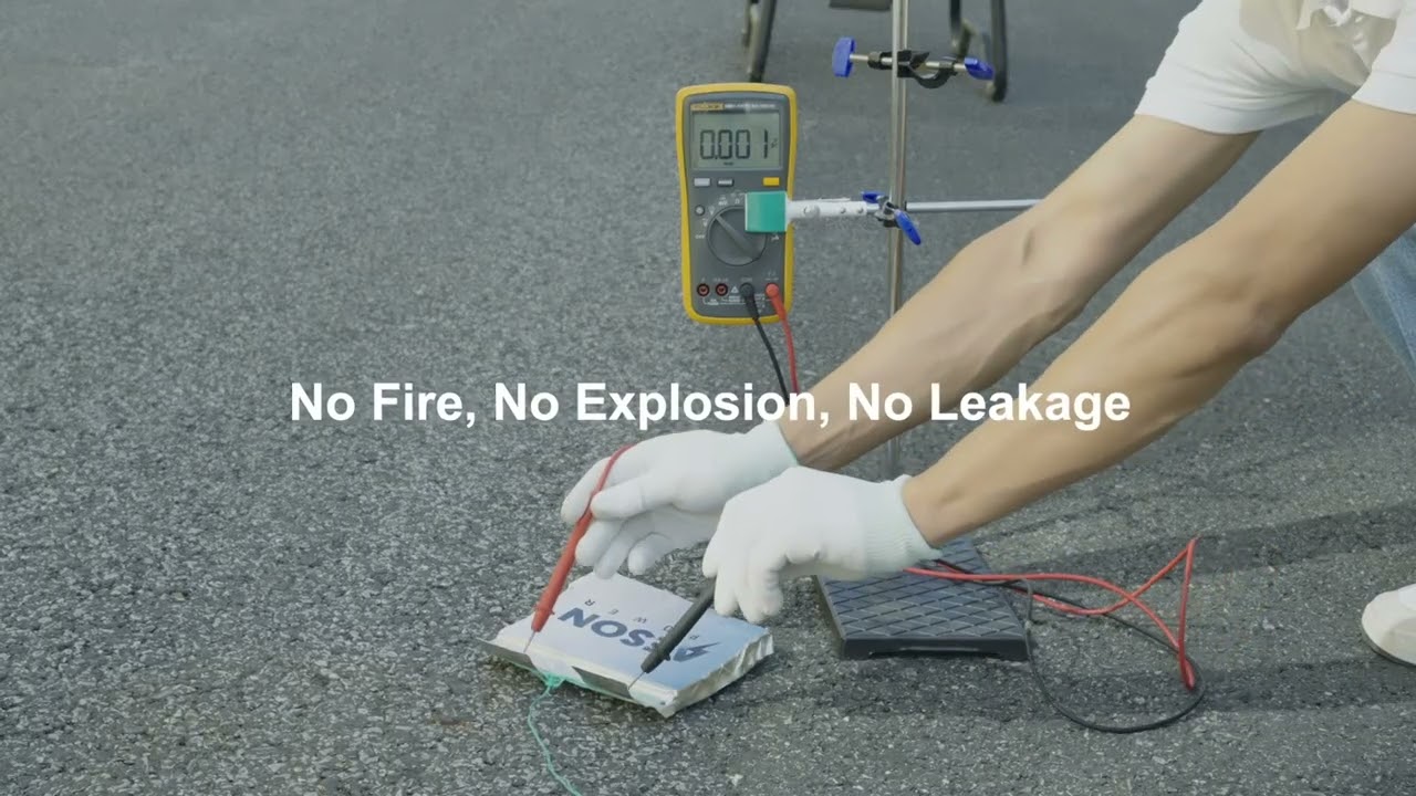 Aeson Power Sodium-ion Cell & Battery Extreme Safety Tests