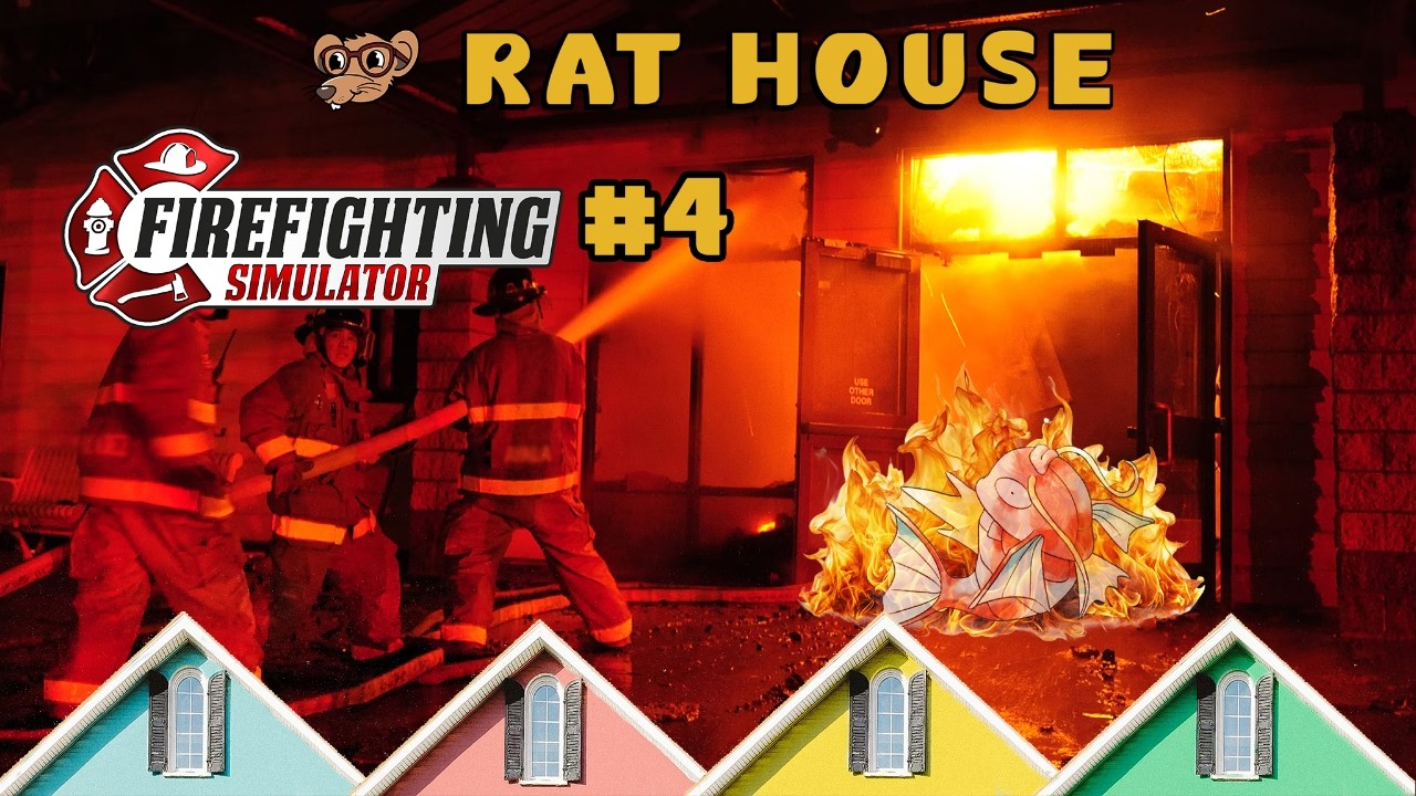 We Save Lives With A Real Firefighter And Try Not To Burn Ourselves - Firefighting Simulator Part 4
