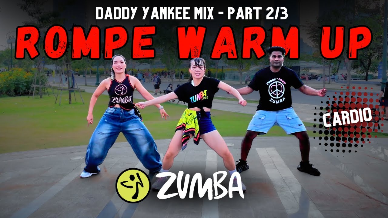 #zumba ROMPE Warm Up Zumba Remix (Part 2/3 Daddy Yankee Mix) | ZIN Kimi #zumbafitness #daddyyanke
