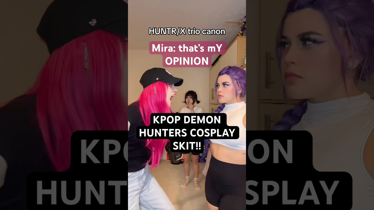 Kpop Demon Hunters удаленная сцена 💀 #KpopDemonHunters #Huntrix #Cosplay #Sajaboys