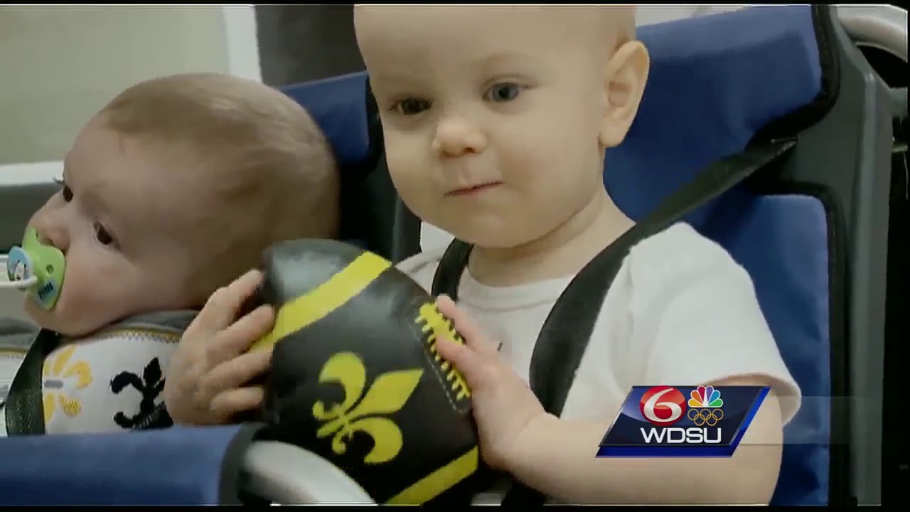 These little Who Dats are ready to cheer on the Black and Gold