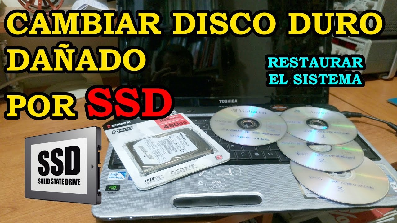 Cambio de Disco Duro por SSD. Restaurar Sistema Operativo de Fábrica. 109