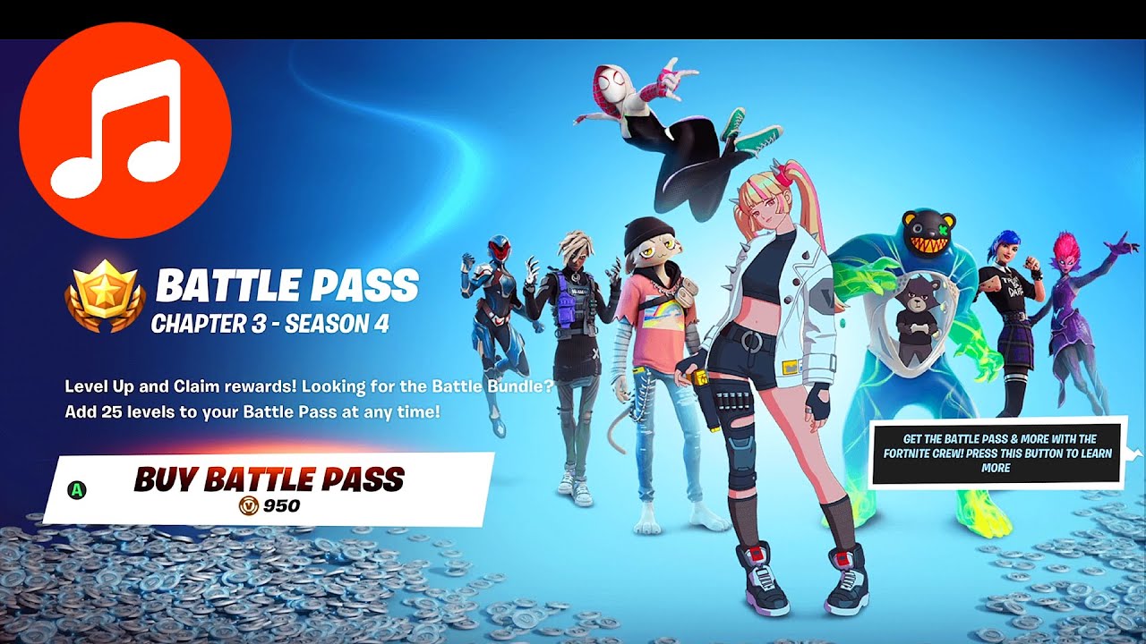 Fortnite BATTLE PASS Music 🎵 1 HOUR Chapter 3 Season 4 Paradise ( Fortnite Soundtrack | OST )