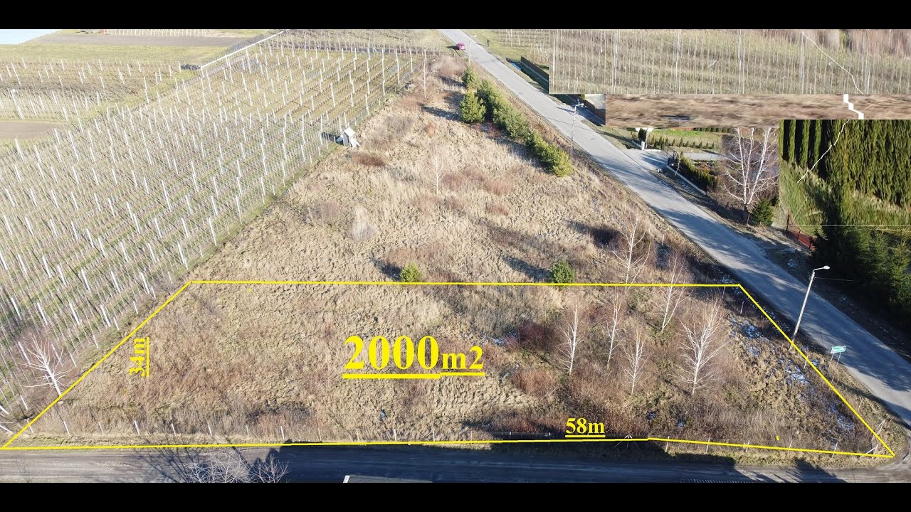 Działka na sprzedaż, Gr&oacute;jecki, Chyn&oacute;w gm, Marynin