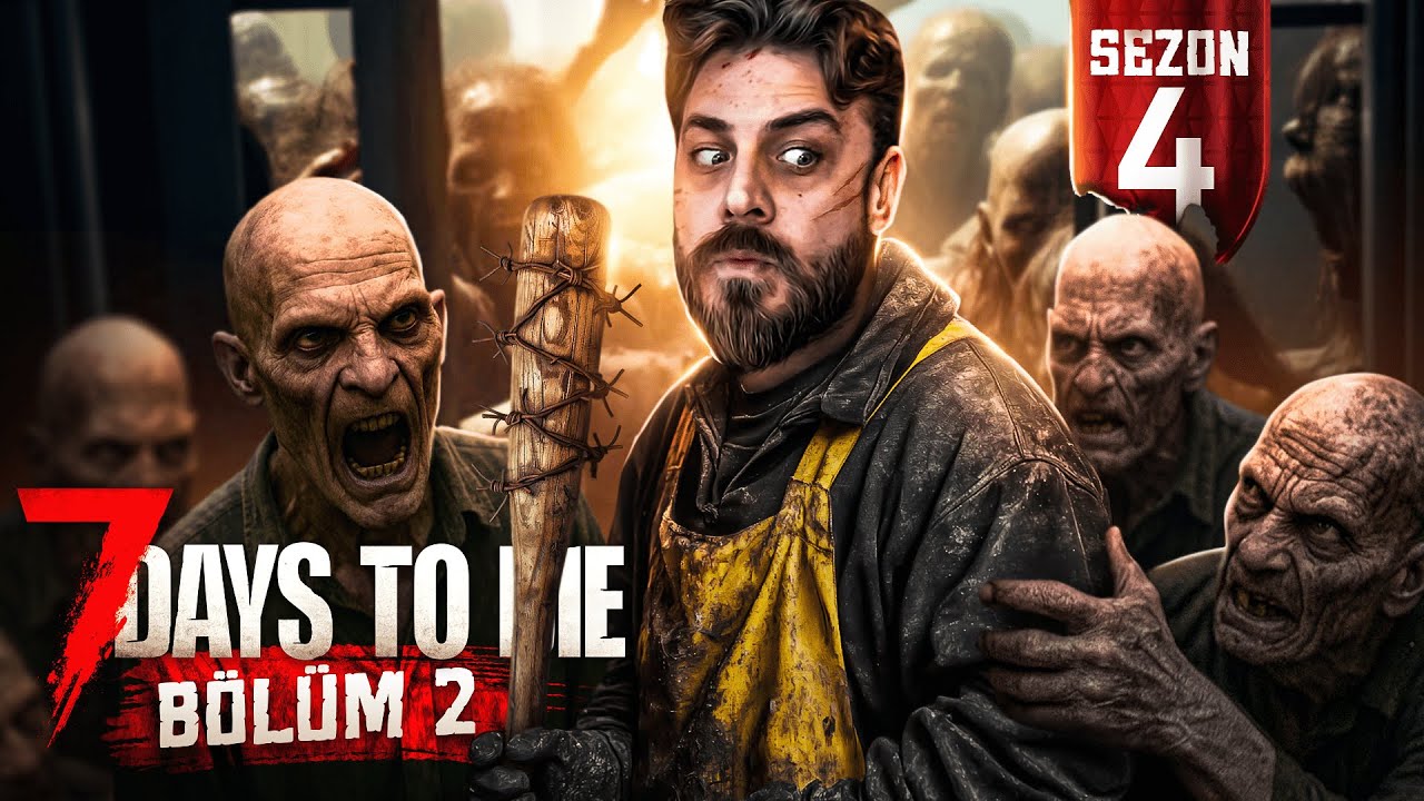 BÖYLE KAOS VE EĞLENCE YOK! | 7 DAYS TO DIE  | S4 B2
