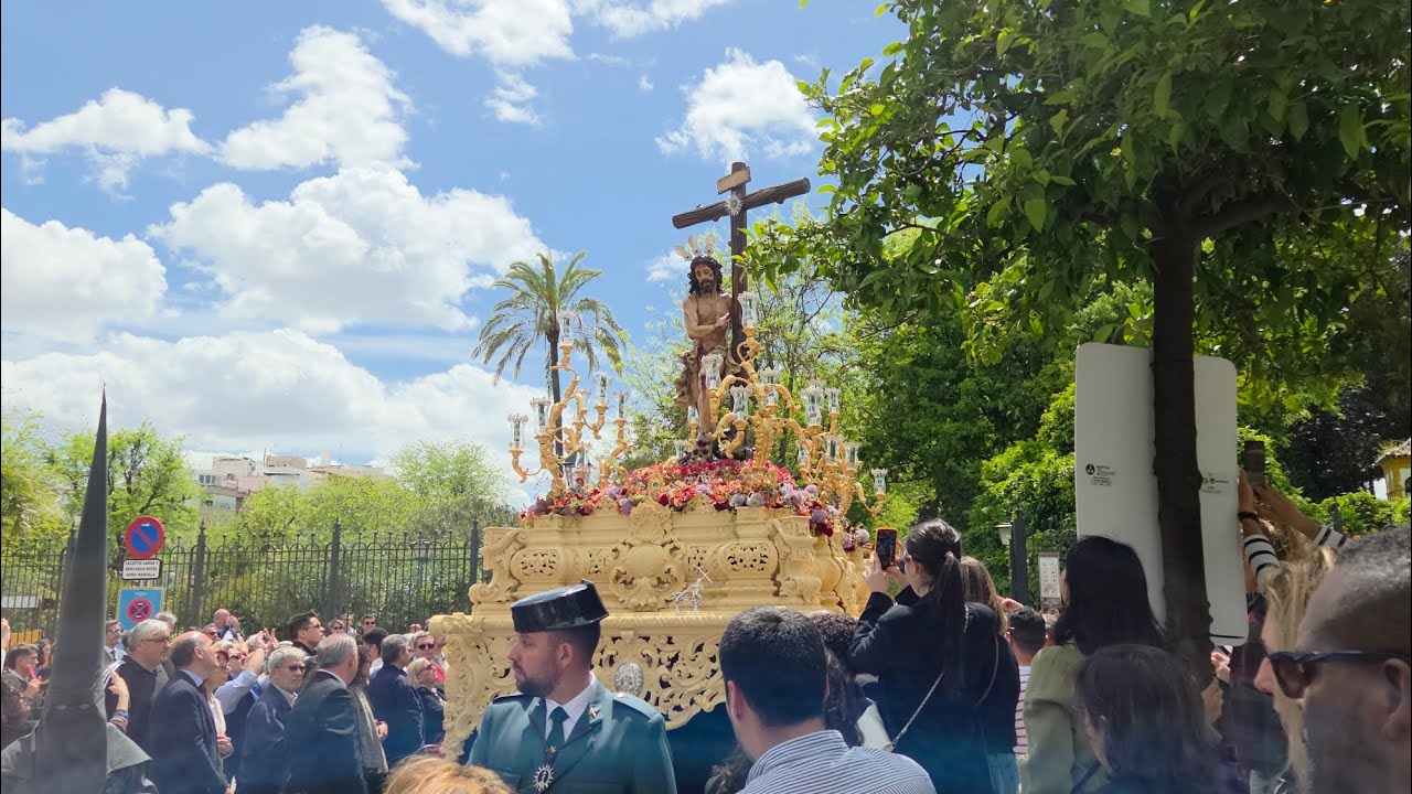 El Sol 2025 Cristo Varon de Dolores en los Jardines de Murillo/San Jose #semanasantasevilla