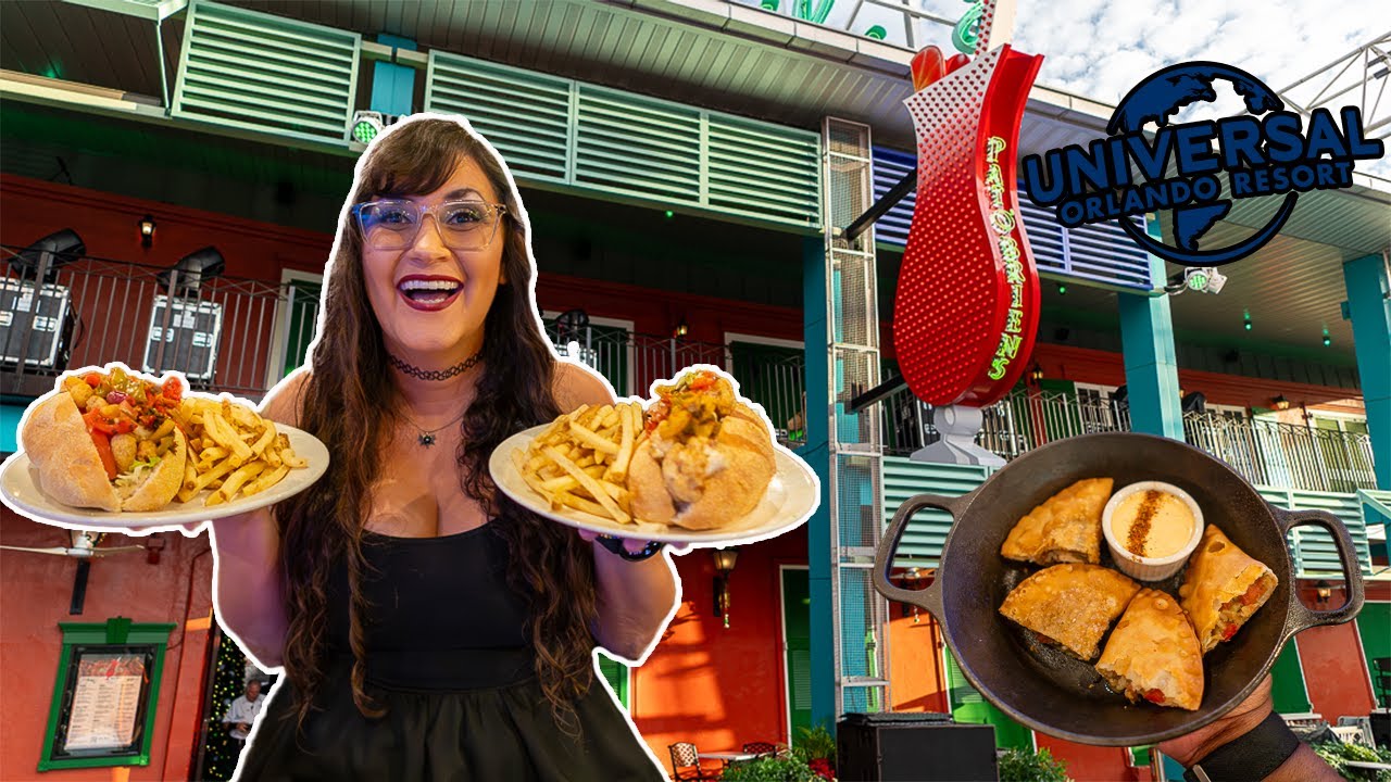 Pat O'Brien's DINNER and dueling pianos 🎹 Universal Citywalk Orlando food review