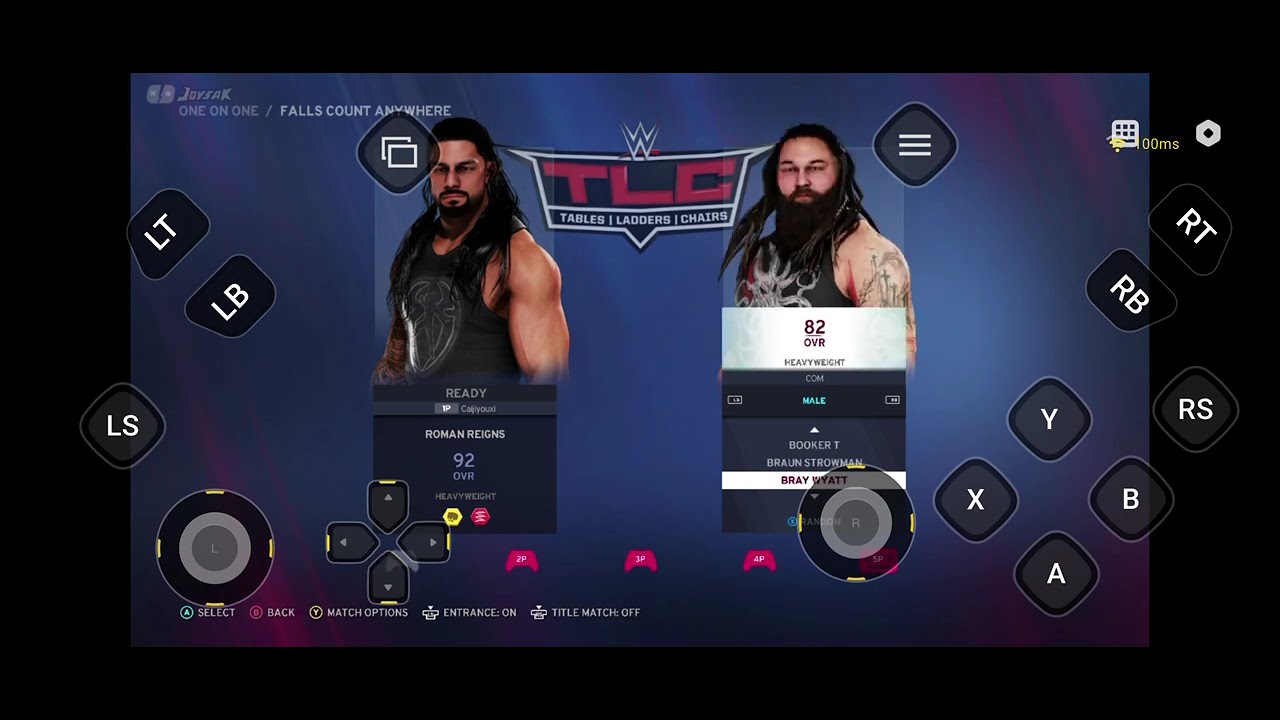 WWE 2K20 Cloud Gaming on Android | Next-Gen Wrestling Gameplay 🔥 Roman Reigns vs Bray Wyatt  