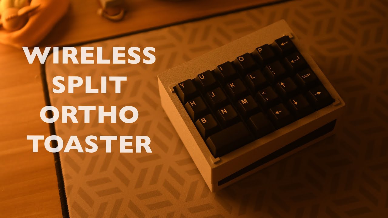 A Fully Wireless Split Ortholinear 40% Keyboard | Lemon Duos by 事多憋梨 and Lemon