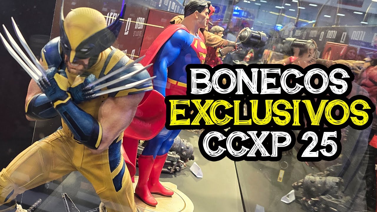Os Incríveis Colecionáveis & EXCLUSIVOS na CCXP 2025 | Iron Studios | Hasbro | Bandai #ccxp25