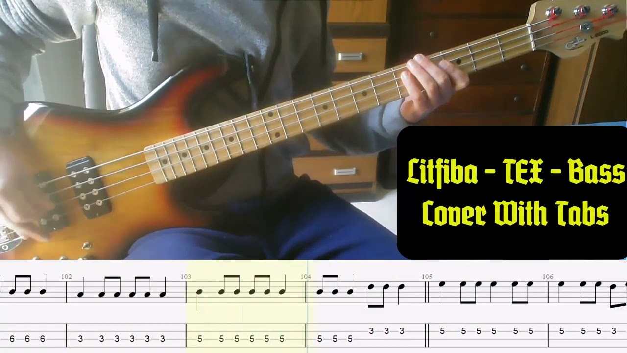 Litfiba - TEX - Bass Cover (With Tabs)