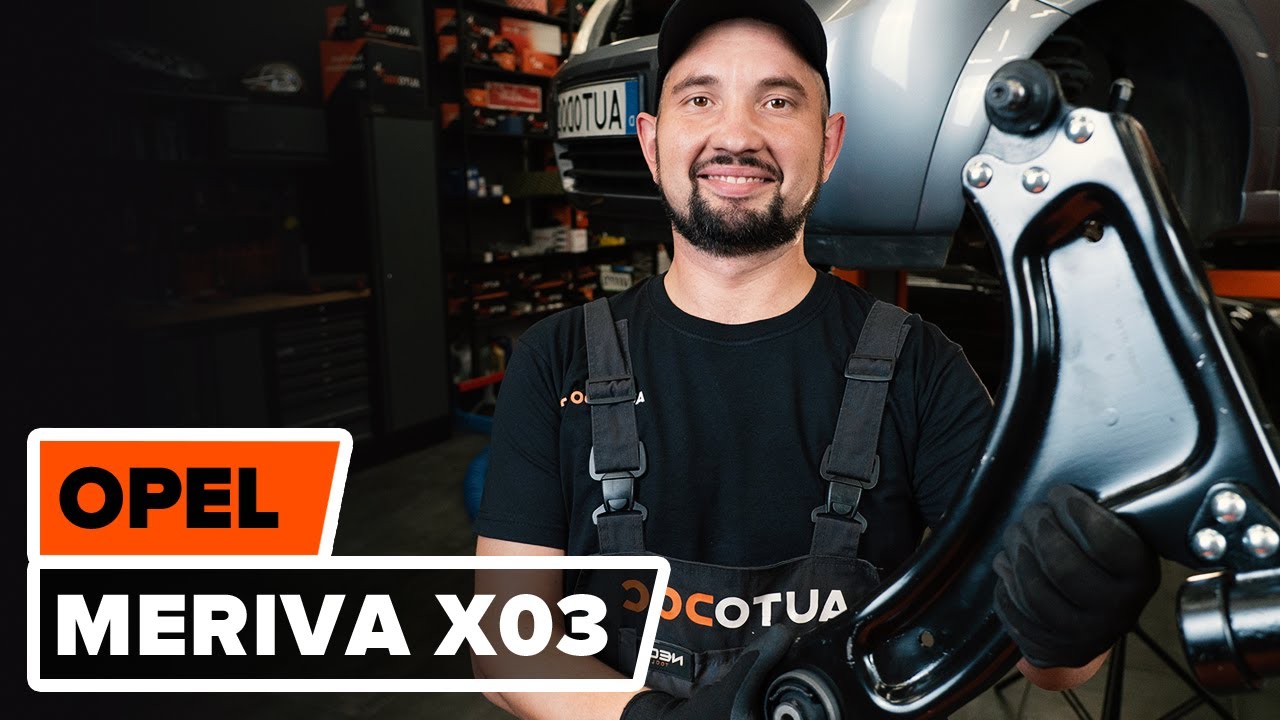 Kako zamenjati prednjega roka na OPEL MERIVA A [VODIČ AUTODOC]