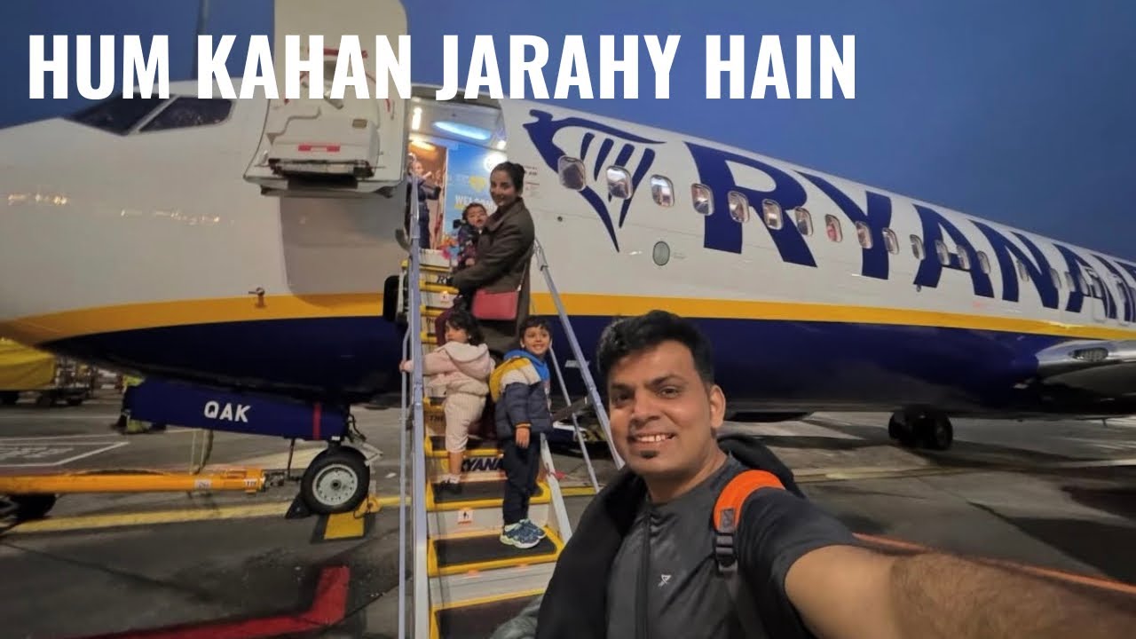 Hum kahan ja rhy hain ? Nael’s First International Flight ✈️