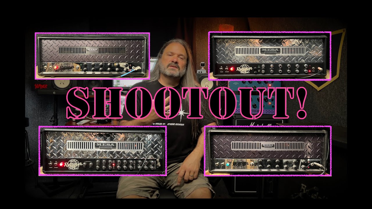 MESA RECTIFER REV F,  REV G, & MULTI WATT METAL SHOOTOUT!