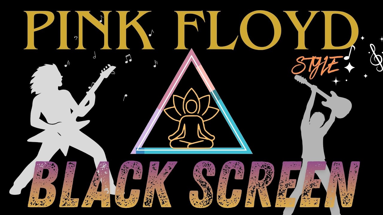 PINK FLOYD BLACK SCREEN – Space Ambient Journey 🌌 Music for Deep Meditation