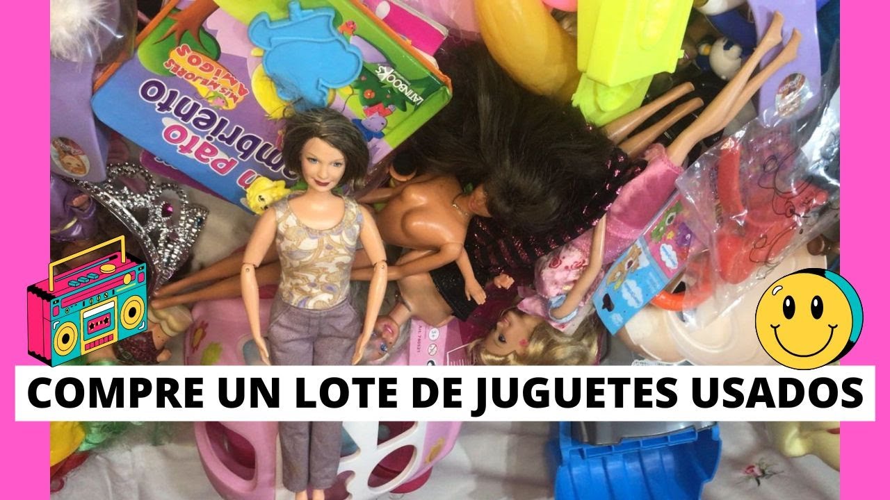 ABRIENDO UN LOTE DE JUGUETES USADOS. COMPRAS DE SEGUNDA MANO